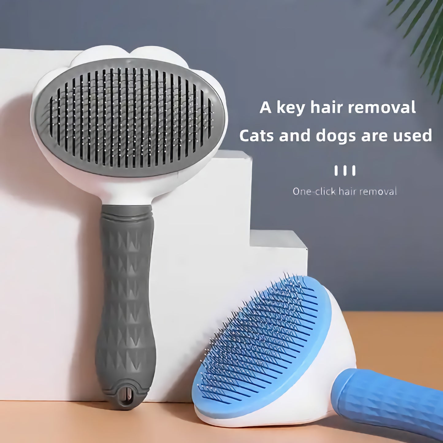 Pet Pamper Pro 2024 Self-Cleaning Slicker Brush (Comb) for Dog & Cat Grooming , CUSTOM PERSONALIZED